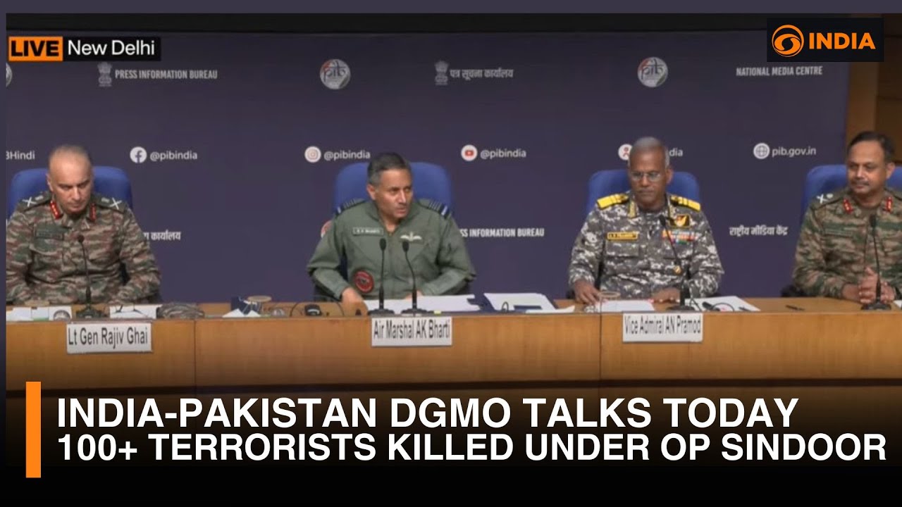 India-Pakistan DGMO Talks Today | 100+ Terrorists Killed Under Operation Sindoor | DD India