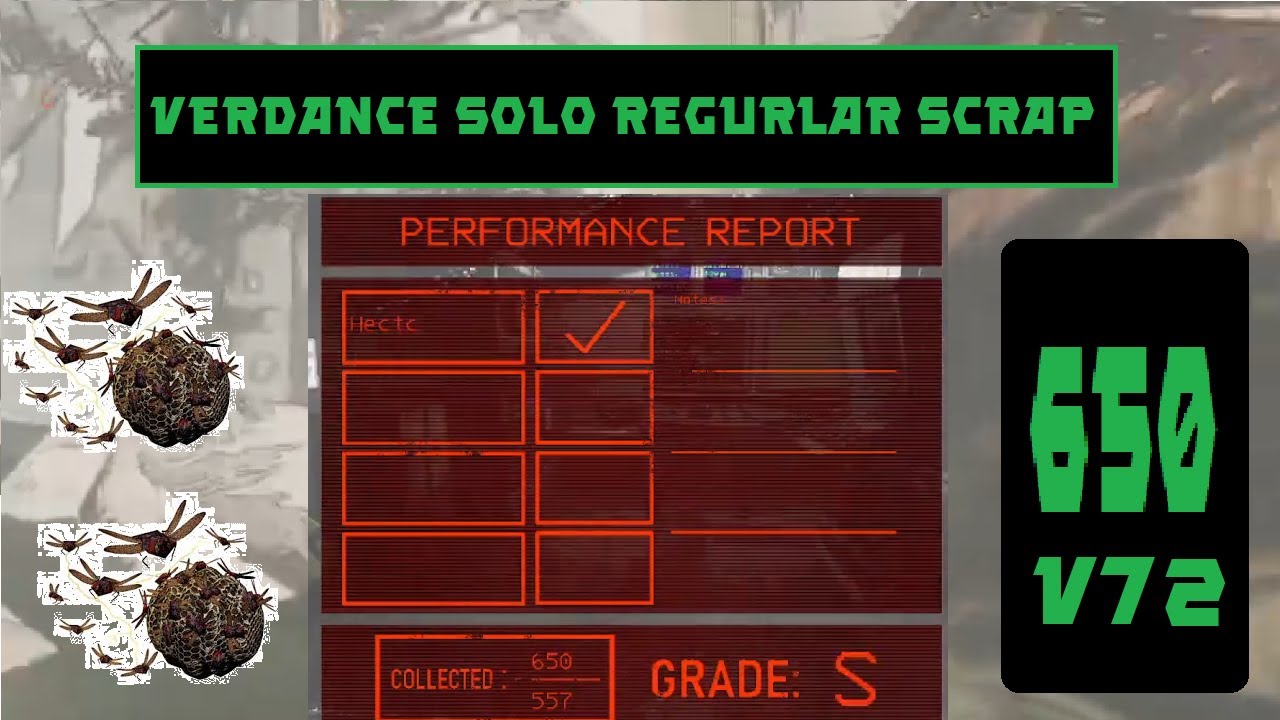 Verdance 650 Equipmentless V72 Regular Scrap