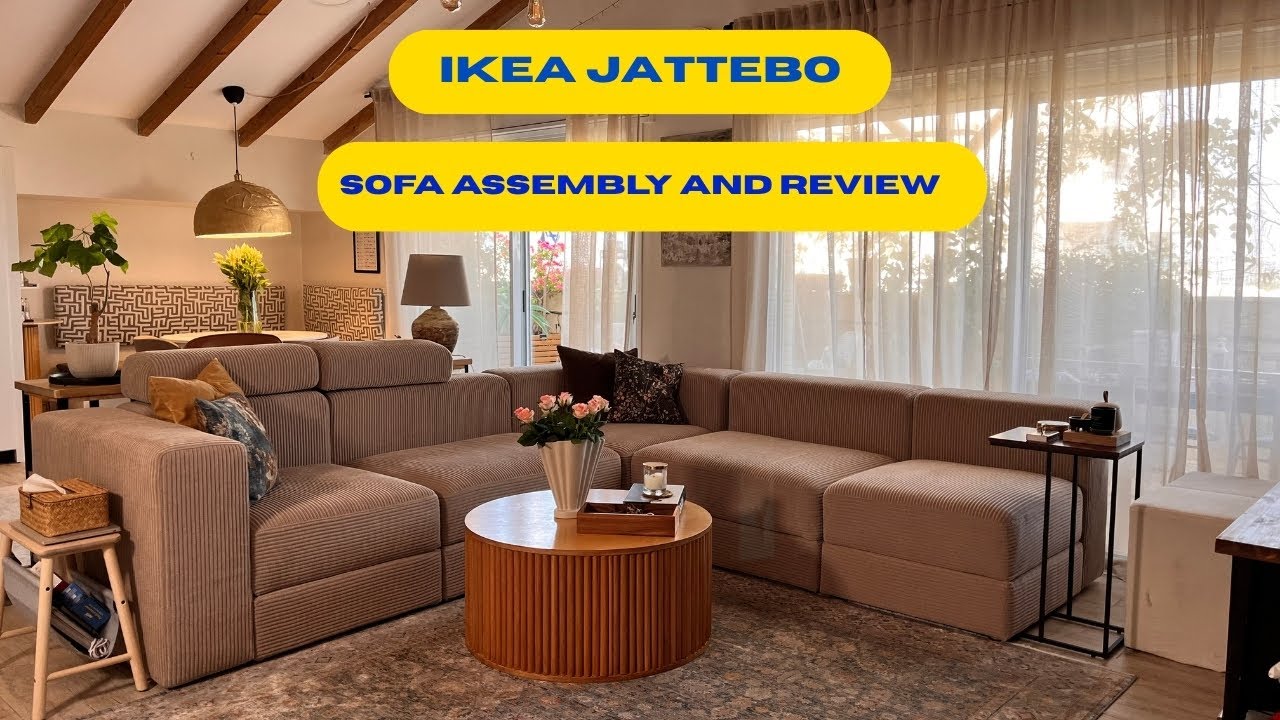 IKEA JÄTTEBO Sofa Assembly & Review | Modular Couch for a Cozy Living Room