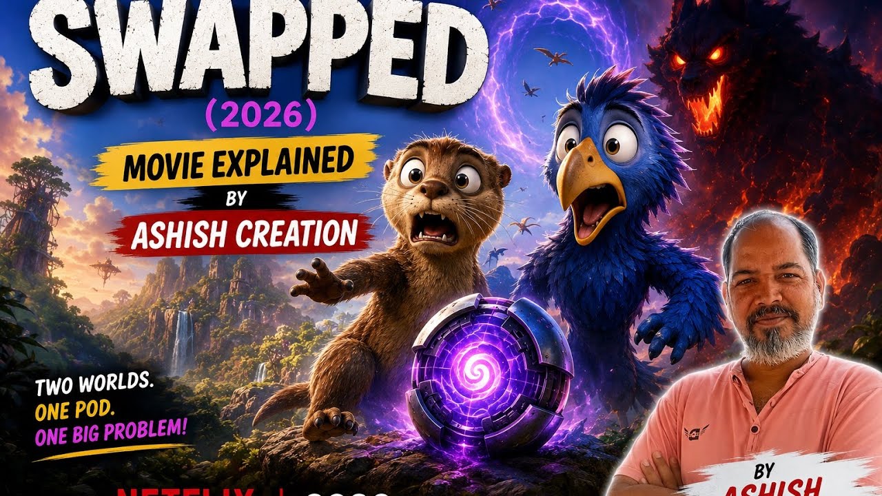 Swapped 2026 Animated  Movie Explain in Hindi #swapped  #netflix  #movie #2026 