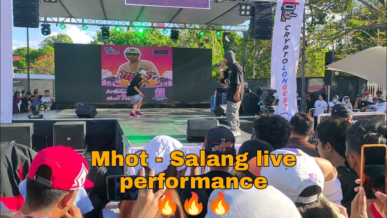 Mhot - Salang Live performance at Boss Toyo's Birthday Bash x Pandayo Music Festival