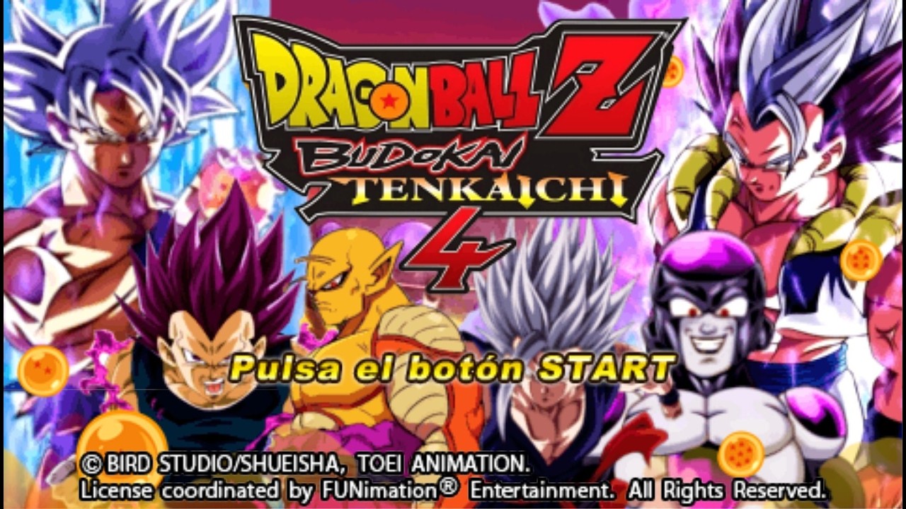 Dragon Ball Z Budokai Tenkaichi 4 DBZ TTT MOD PPSSPP ISO V1