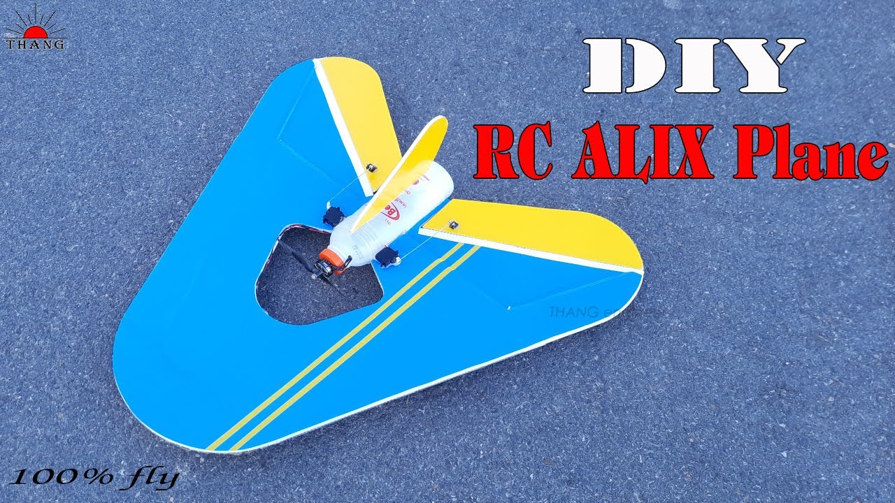 How to make RC ALIX Plane at home | DIY Plane 100% fly