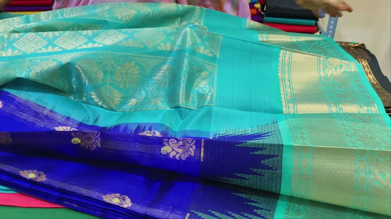 Kuppadam kanchi temple border sarees.  Contact number:7013774172