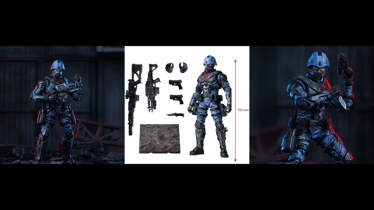 Hiya 1:18 G.I. Joe Cobra Trooper