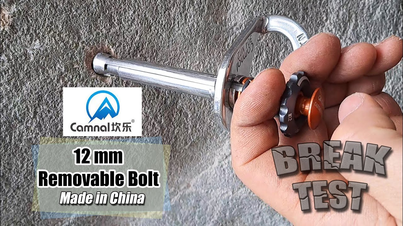 BREAK TEST: Camnal 12mm Removable Bolt, made in China