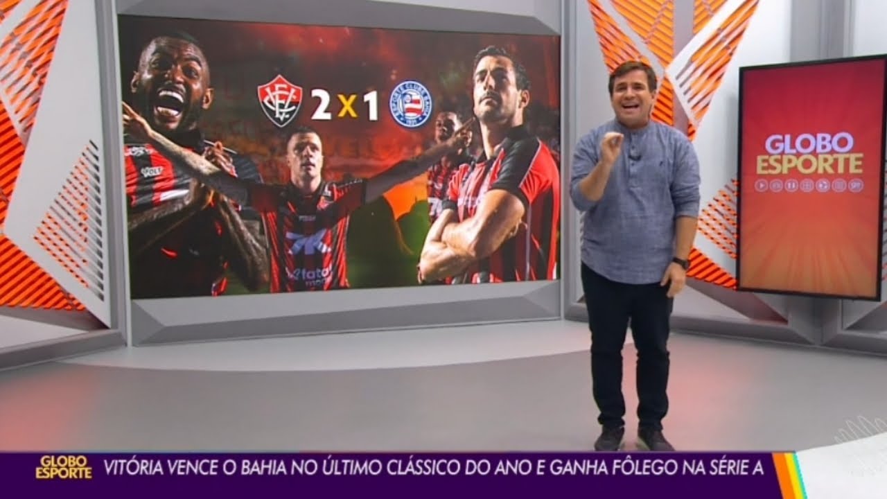 Globo Esporte BA - Vit&oacute;ria Vence o Bahia no &Uacute;ltimo Cl&aacute;ssico do Ano e Ganha F&ocirc;lego na S&eacute;rie A