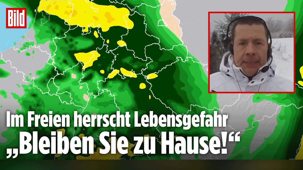ACHTUNG BLIZZARD: Deutschland droht extremes Schneechaos und gef&auml;hrliche K&auml;ltewelle