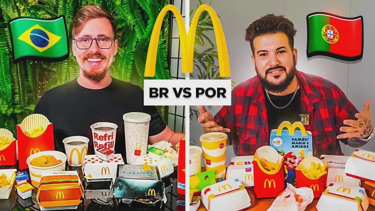 Brazil vs Portugal: McDonald's Food Battle