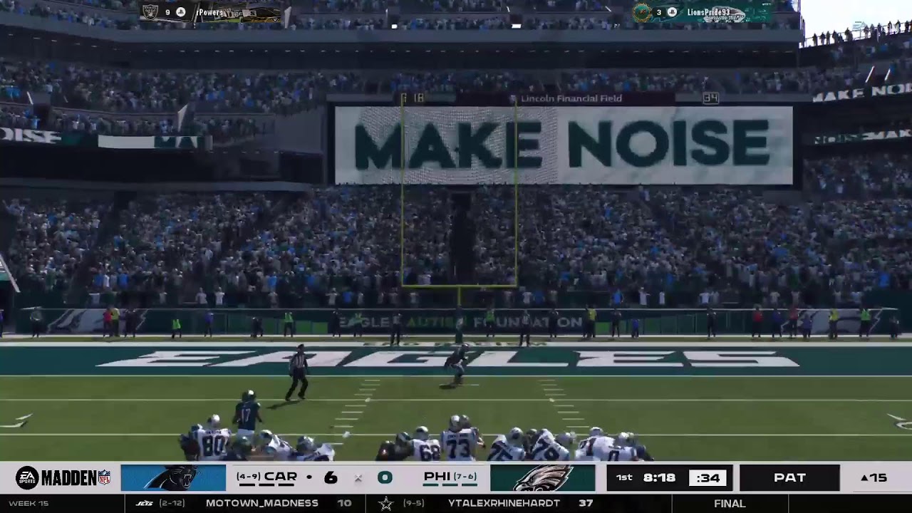GOI S36 W15 {Panthers @ Eagles}