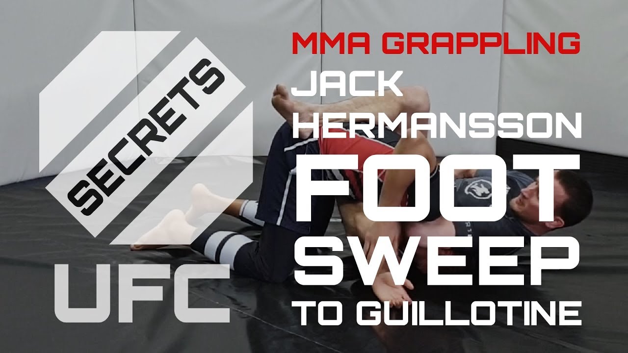 Foot Sweep To AMAZING Arm In Guillotine - Jack Hermansson's Grappling Combination