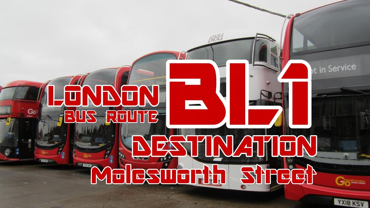 London bus route BL1 Bakerloop bus towards Lewisham, Shopping Centre