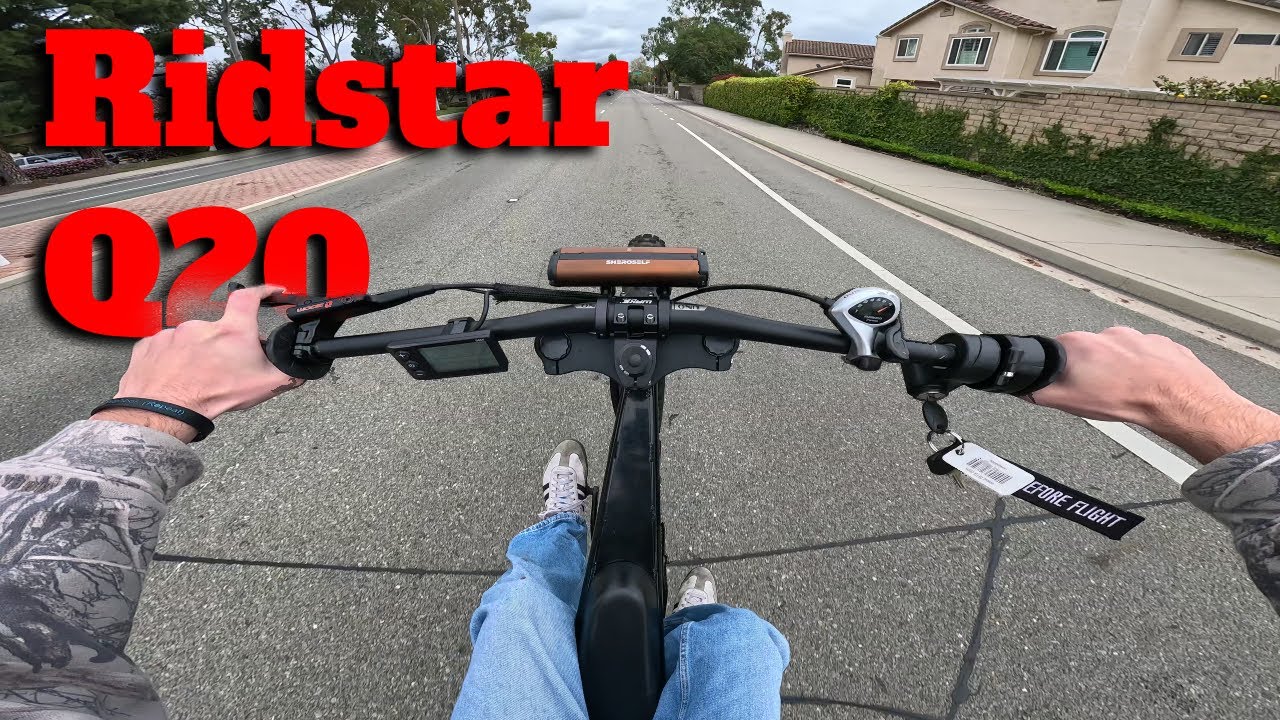Practicing Wheelies on my Ridstar Q20