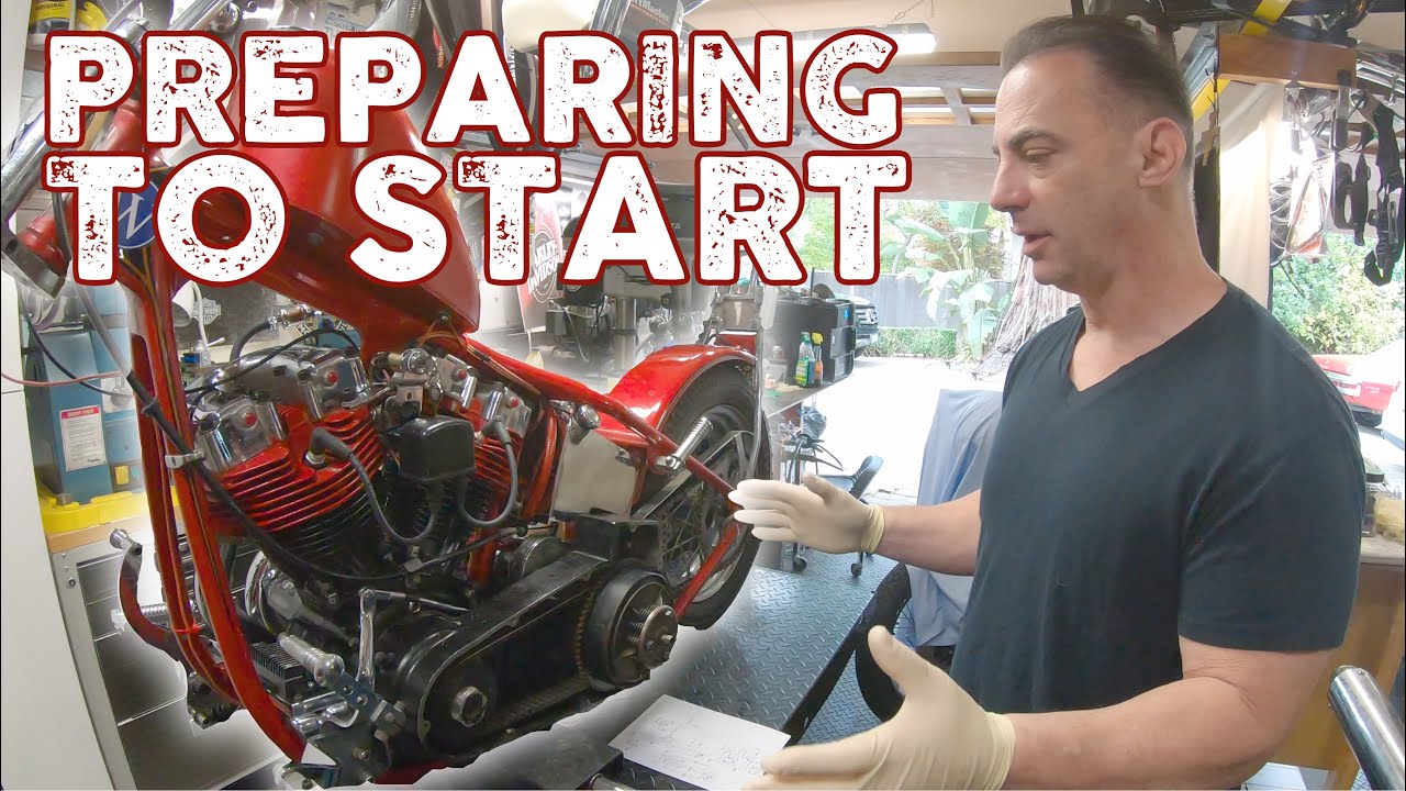 Preparing our 1973 SHOVELHEAD Chopper to Finally START