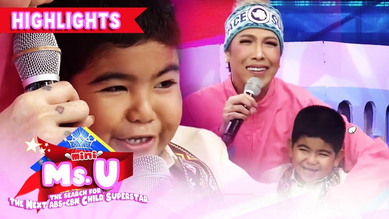 Vice is astonished as Yorme sings a church song | It's Showtime Mini Miss U