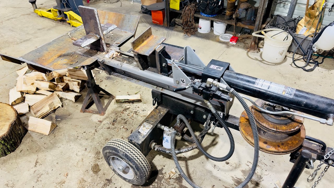 DIY Homemade Push Through Log Splitter - Part 2