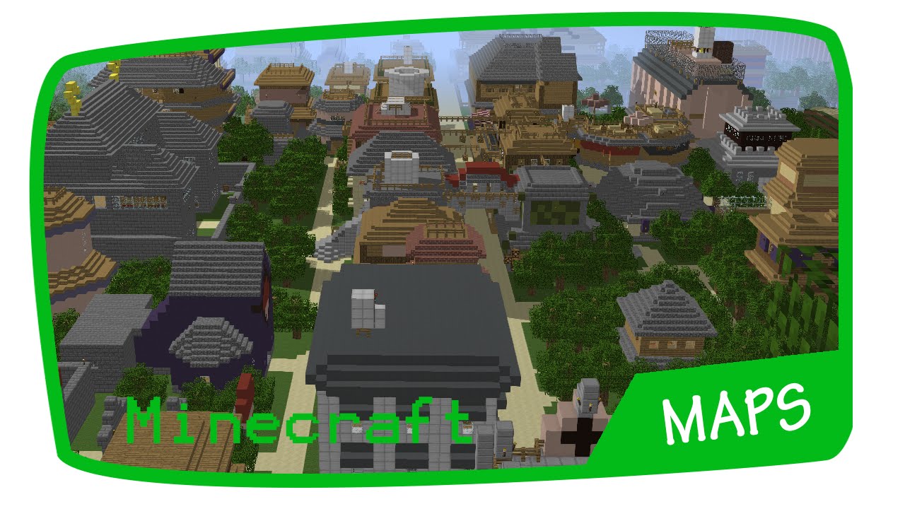 Minecraft Maps Showcase - Konoha NARUTO Maps - By kankuro787
