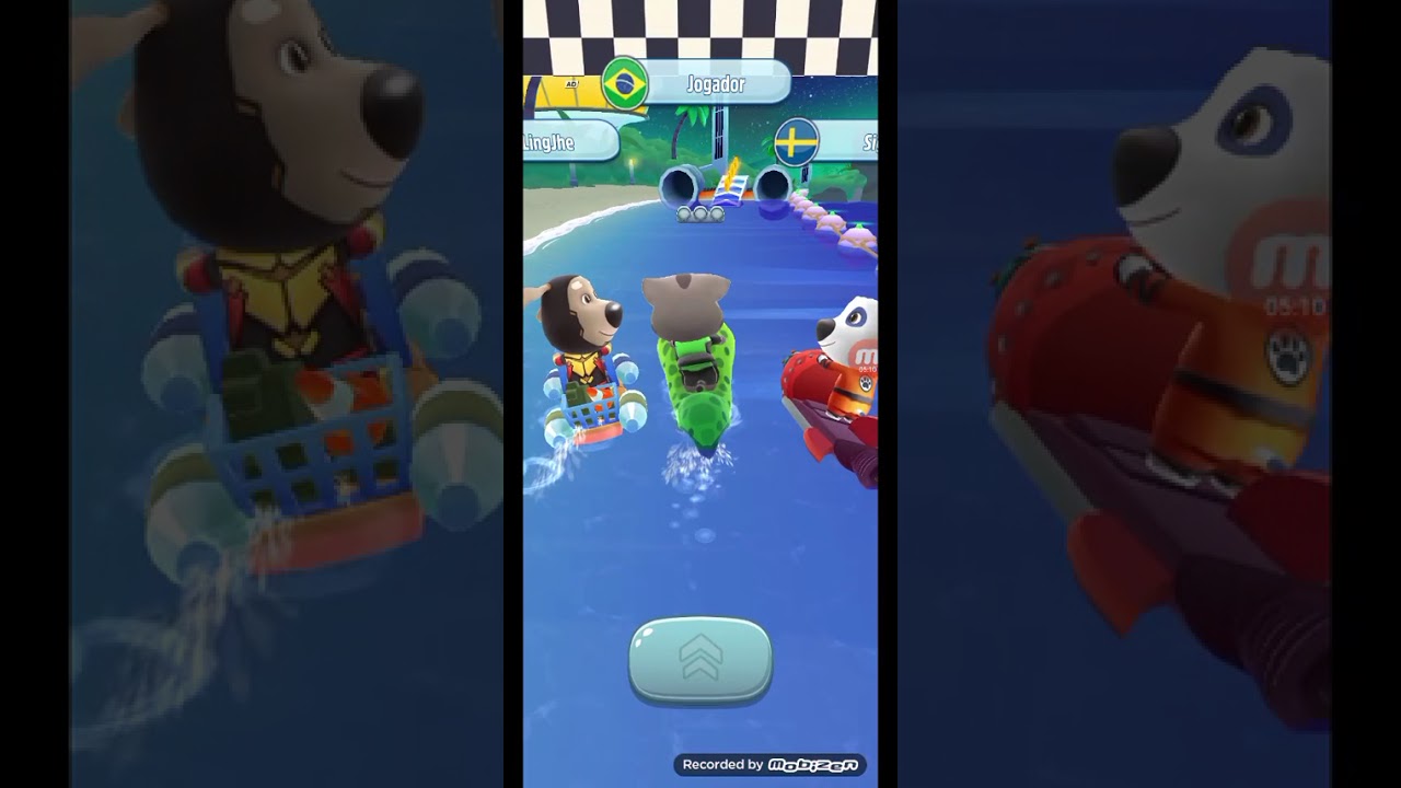 FIQUEI COM RAIVA DO JOGO, BOTOU BAÚ COMUM, E QUASE DO FIM DA NOSSA SÉRIE! - Talking tom jetski 2 9#