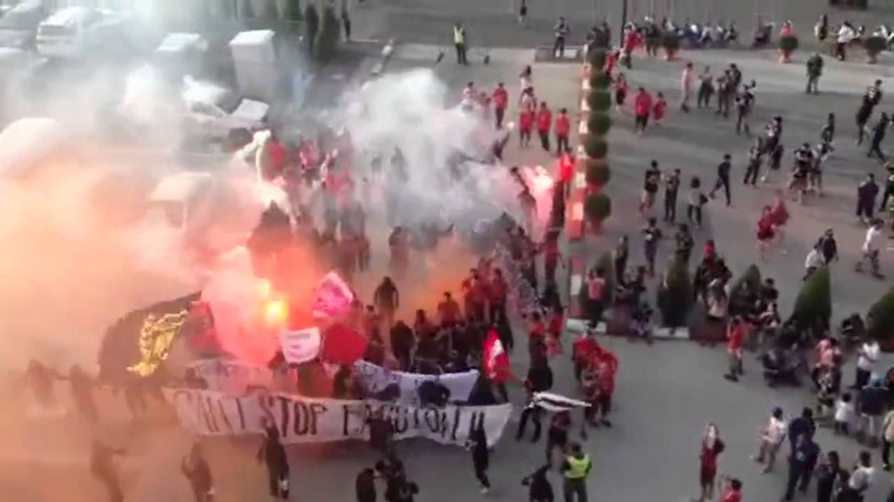 CURVA SUD PYRO 10.05.2014