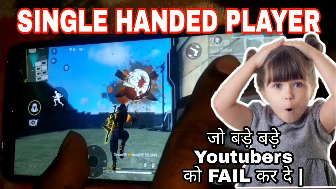 SINGLE HANDED PRO PLAYER | FF MOTIVATION | RF GAMING