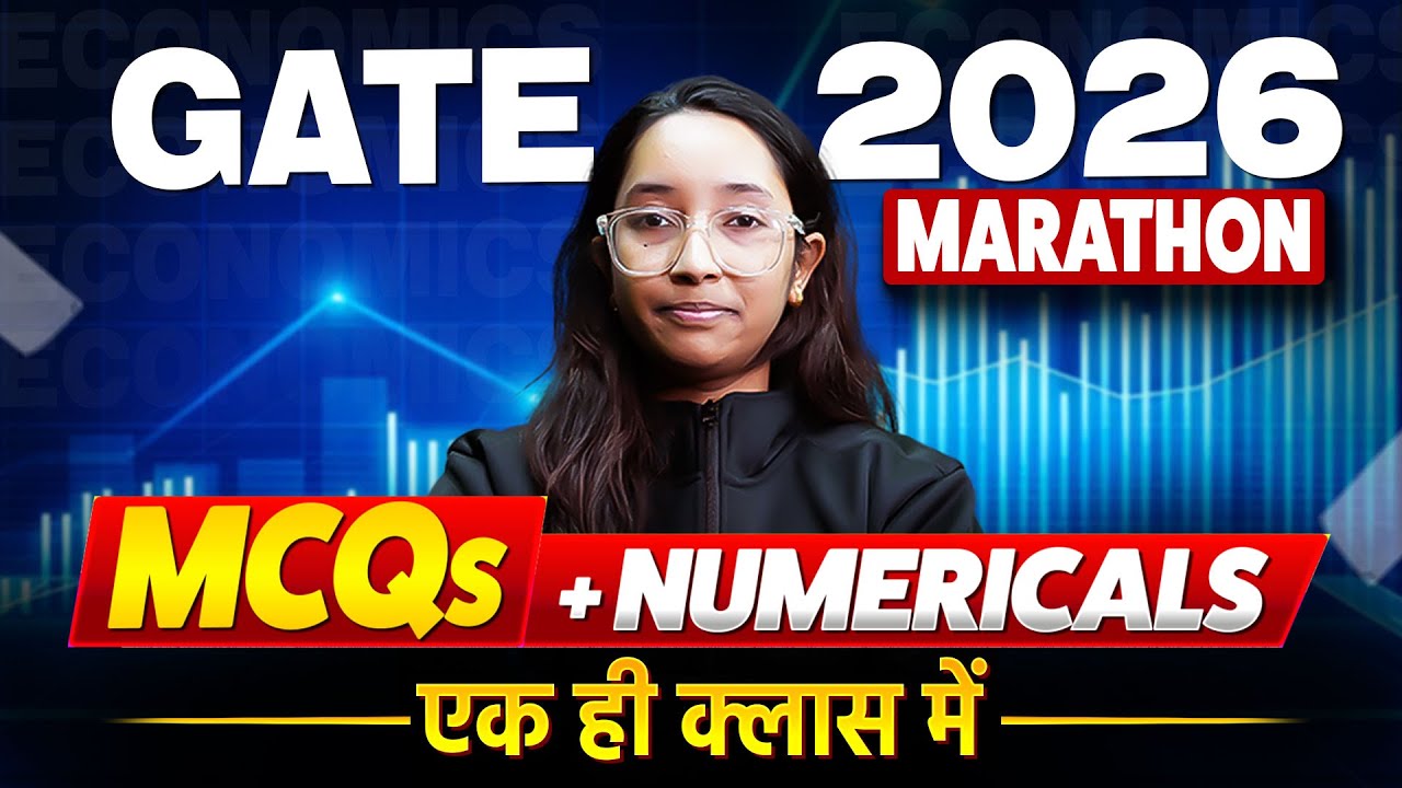 GATE 2026 Marathon Class | GATE 2026 Numericals MCQ | GATE Numerical Ability By Payal Mam