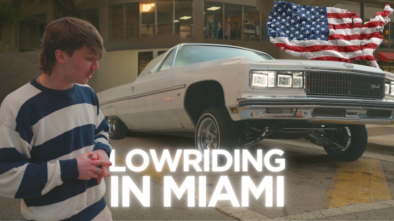 I Drove a Lowrider in Miami! 1975 Chevrolet Caprice with Hydraulics