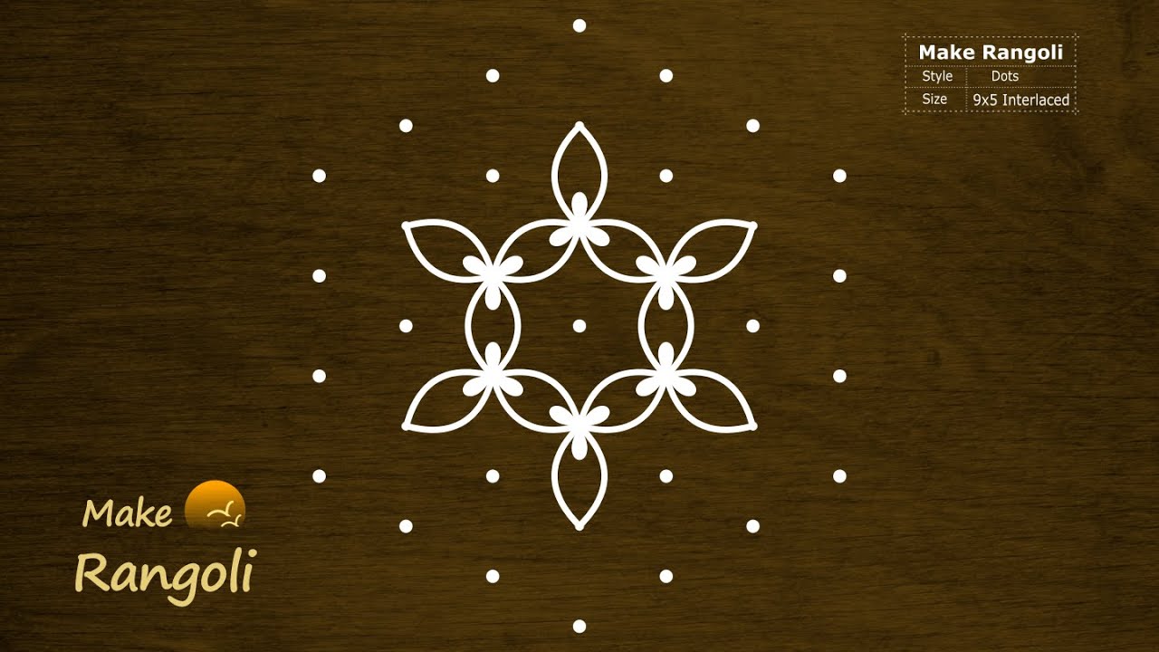 New year 2023 Sankranthi Muggulu | Pongal Kolam 7x4 dots | New Year 2023 Rangoli | Make Rangoli