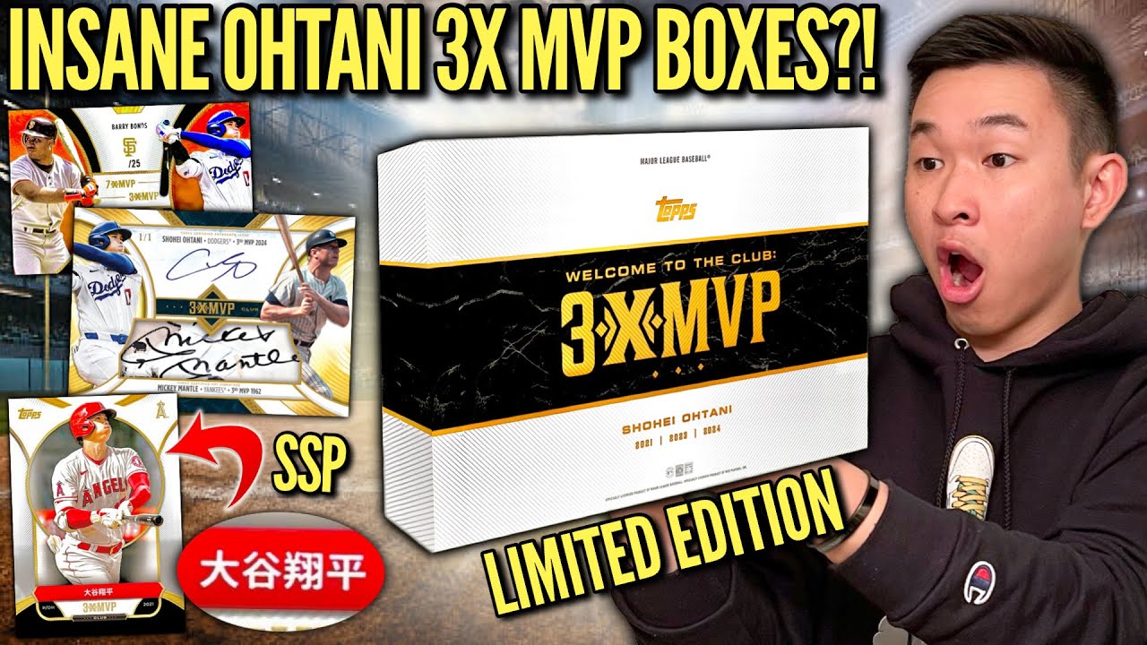THE NEW SHOHEI OHTANI 3X MVP BOXES ARE SOME OF THE BEST I'VE EVER OPENED (INSANE PULLS)! 😱🔥