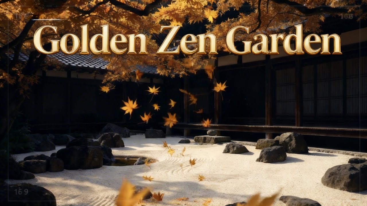 Golden Zen Garden | 528Hz Spiritual Healing & Autumn Meditation