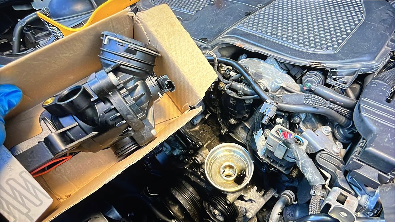 DIY Thermostat Replacement on Mercedes Benz GLK 350; Step by Step