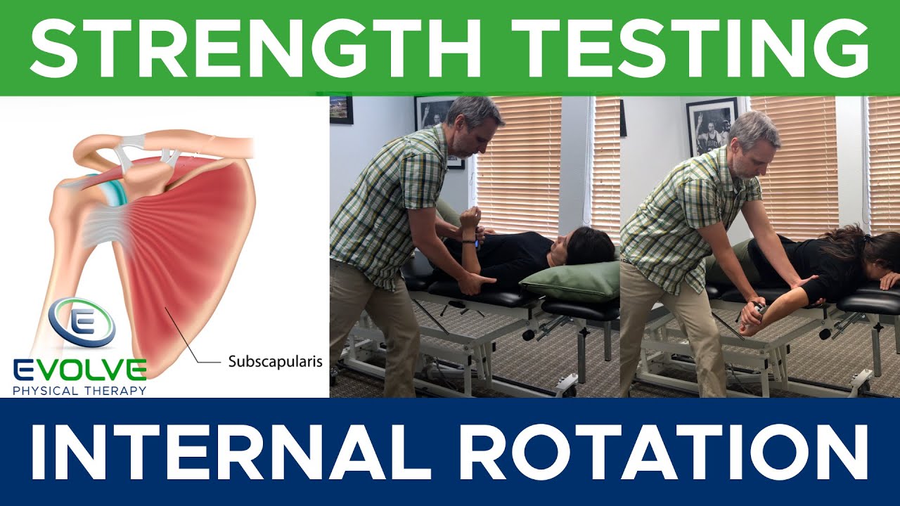 Shoulder Internal Rotation | Strength Testing with a Hand Held Dynamometer