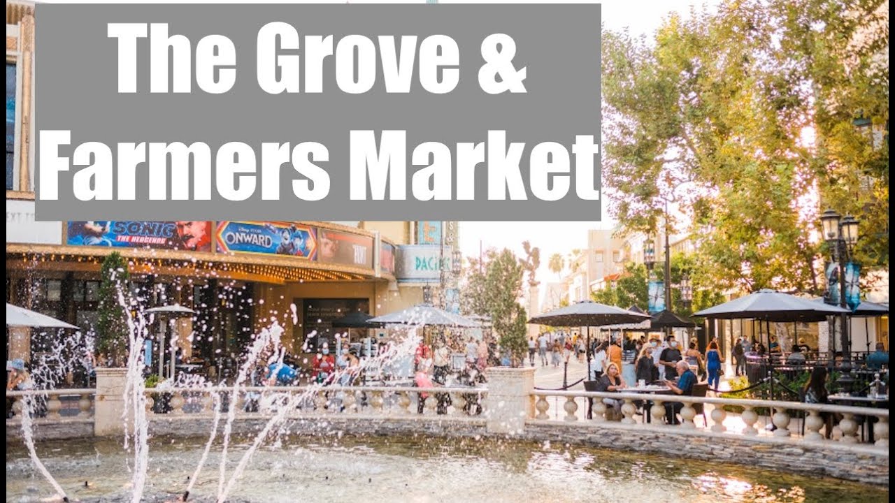 The Grove & Farmers Market World Famous Holiday Shopping Los Angeles California Fabulous Apple Store