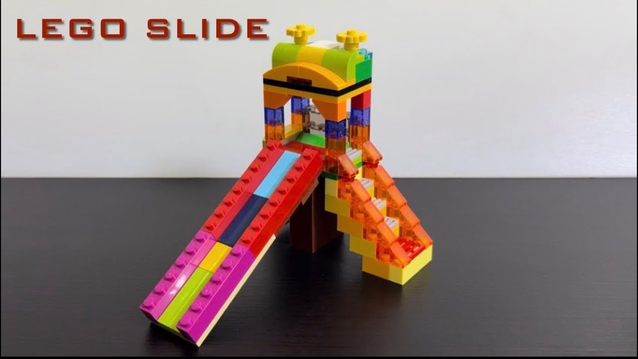 Colorful LEGO Slide Build | Mini Playground MOC 🌈