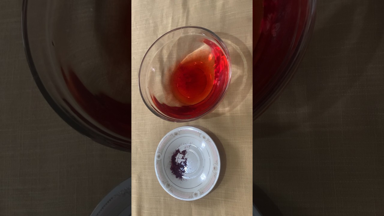 Easy Experiment to Prove Matter is Made of Tiny Particles | Food Color in Water #shorts #viralshorts