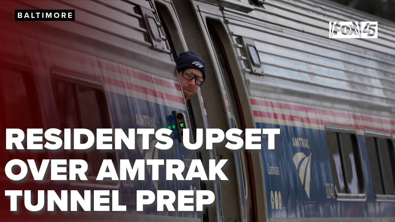 West Baltimore residents on edge as Amtrak begins tunnel prep unannounced