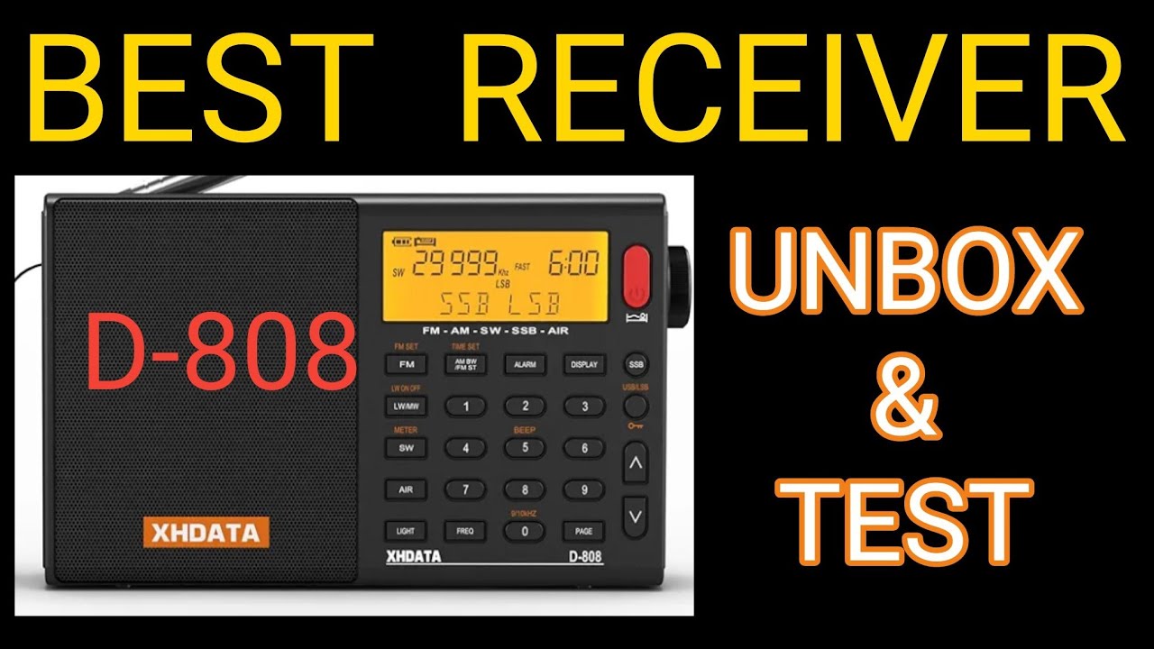 XHDATA D-808 Unbox & Overview 2025 Model