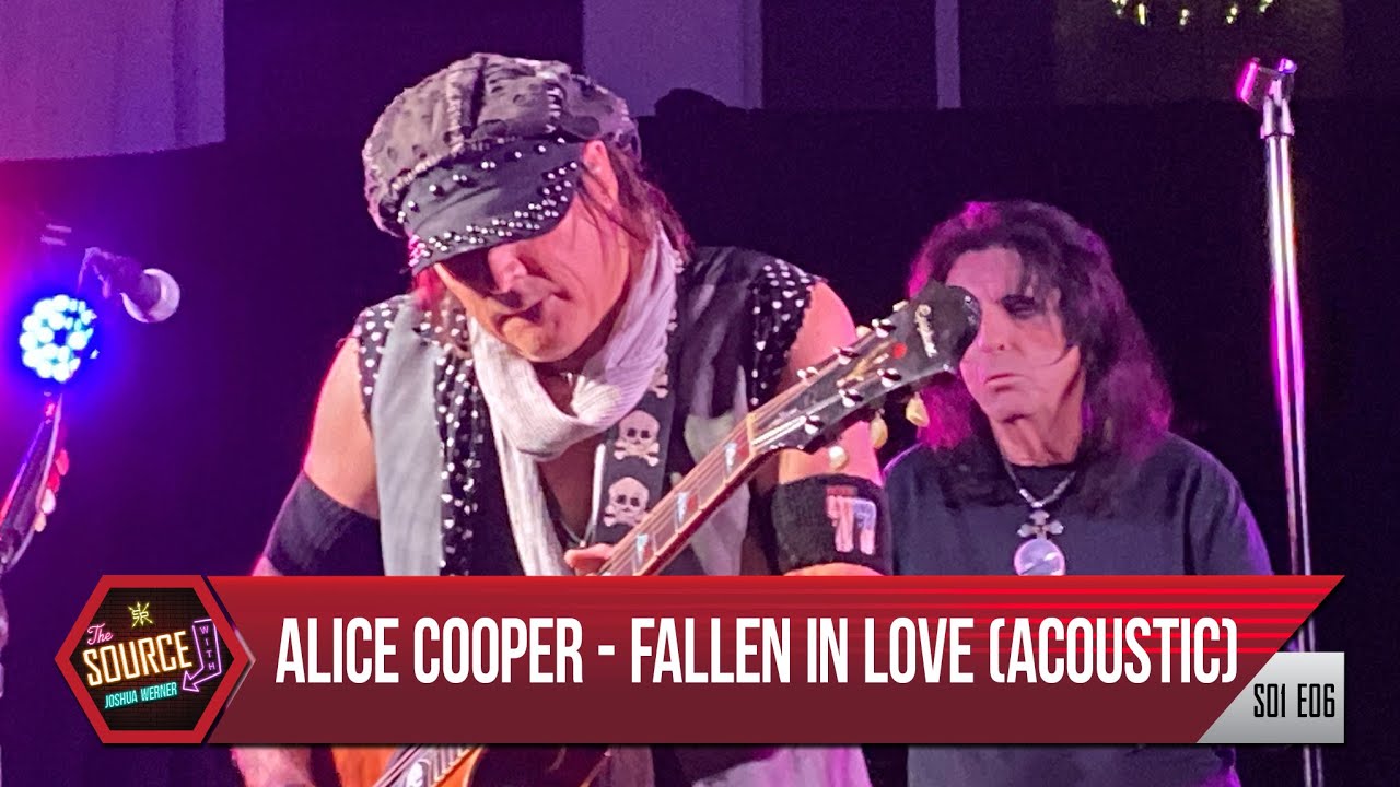 Alice Cooper Harmonica Battle and a Special Acoustic Version of Fallen in Love