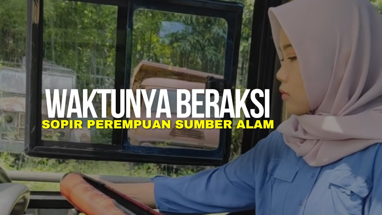 LATIHAN DI JALAN! SOPIR PEREMPUAN SUMBER ALAM BERAKSI!