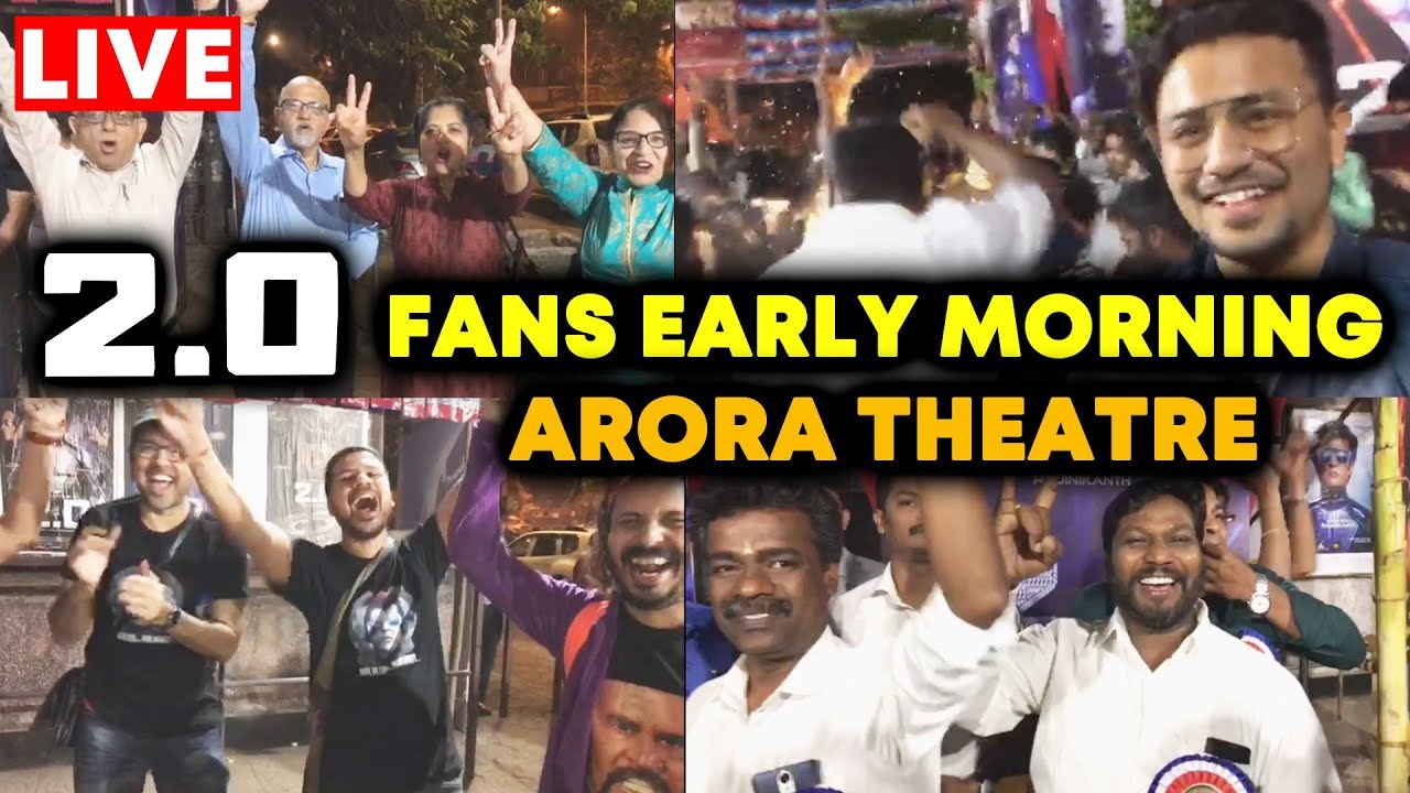 2.0 Movie | GRAND CELEBRATION At Aurora Theatre | FANS Excitement | Akshay Kumar, Rajnikanth