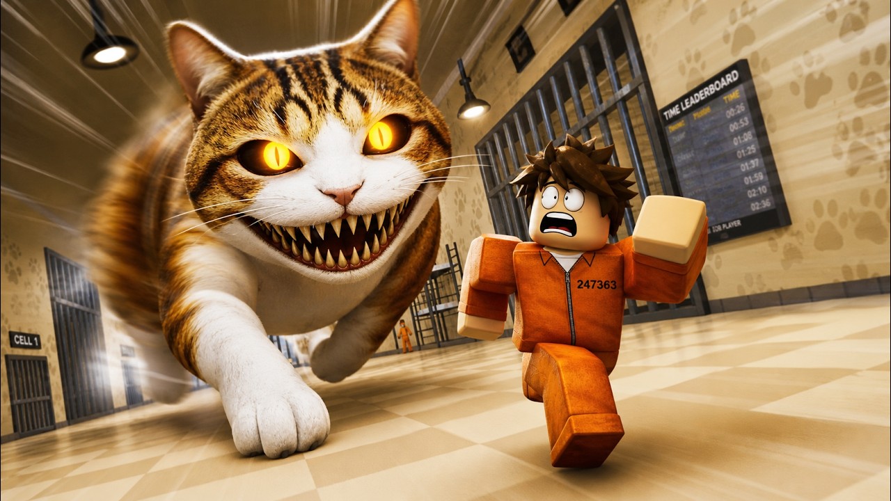 ESCAPING MEOWL’S PRISON?! 🐾 This Cat Is EVIL! | Roblox Obby