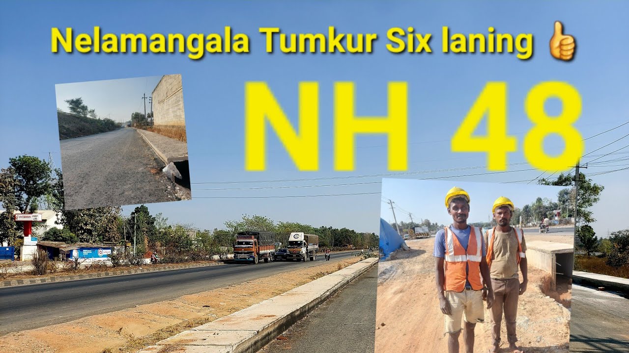 Nelamangala Tumkur six laning | NH 48 | Nelamangala to Dabaspete | New update | Part 1🤘