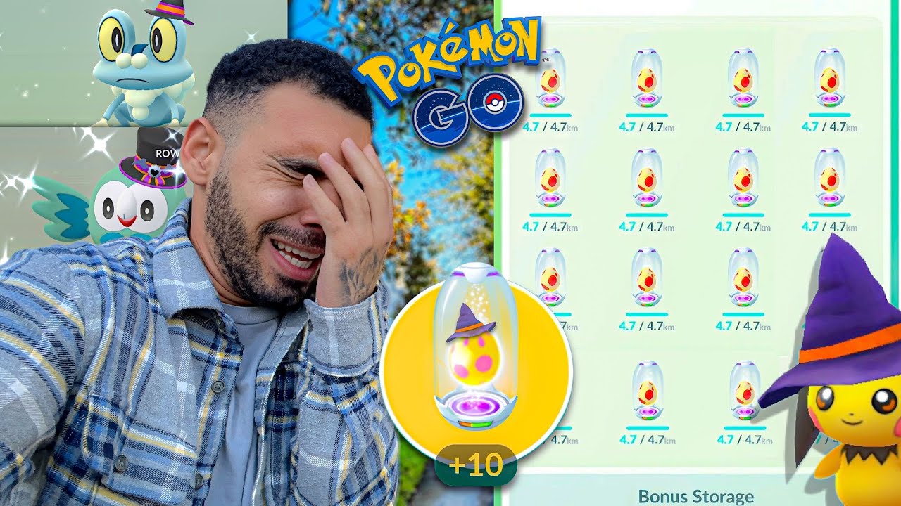 CHOQUEI 87 OVOS ✨SHINY✨ DE HALLOWEN... E O RESOLTADO FOI ESSE!! #pokemongo