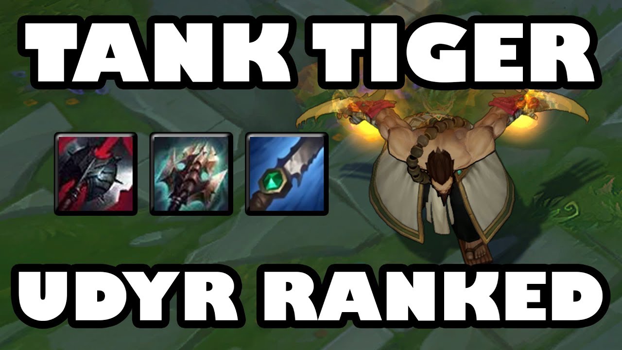 Tank Tiger Udyr Ranked Gameplay | Updated Aftershock Runes [8.4]