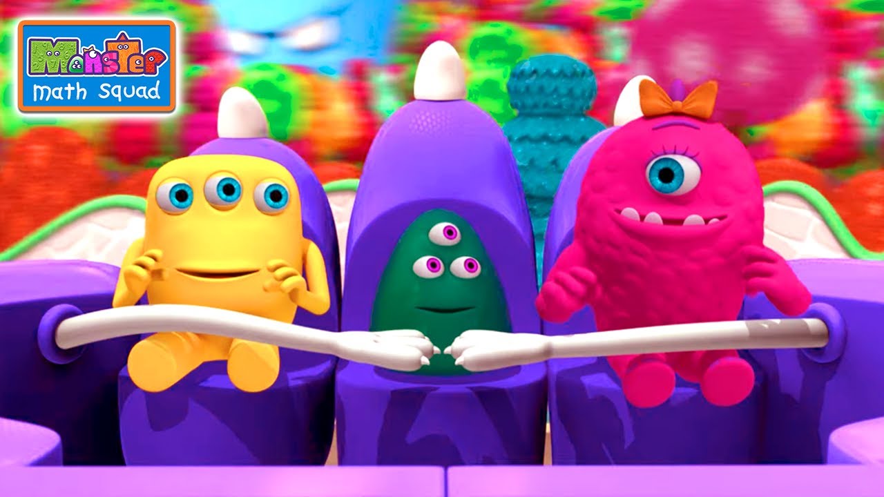 Monsters | Monster Go Round | Learn Math for Kids | Cartoons for Kids