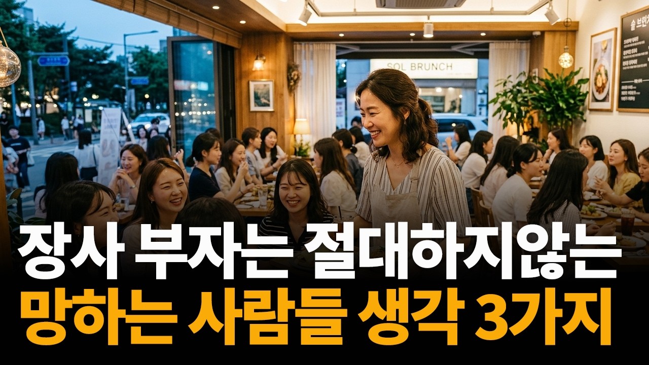 이 생각을 버렸더니 장사가 잘되기 시작했어요