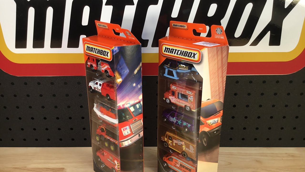 Наборы Matchbox '26 из 5 штук