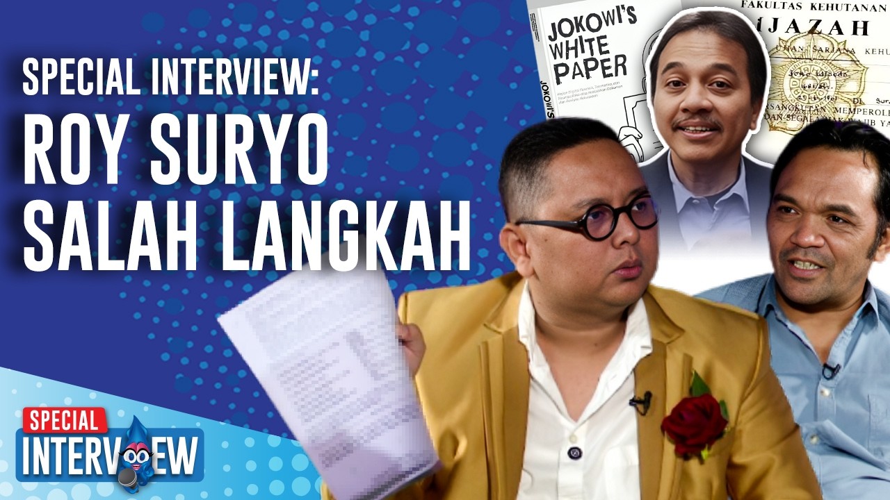 SPECIAL INTERVIEW: Pitra Romadoni Sebut Roy Suryo Salah Langkah, Laporan Bertambah