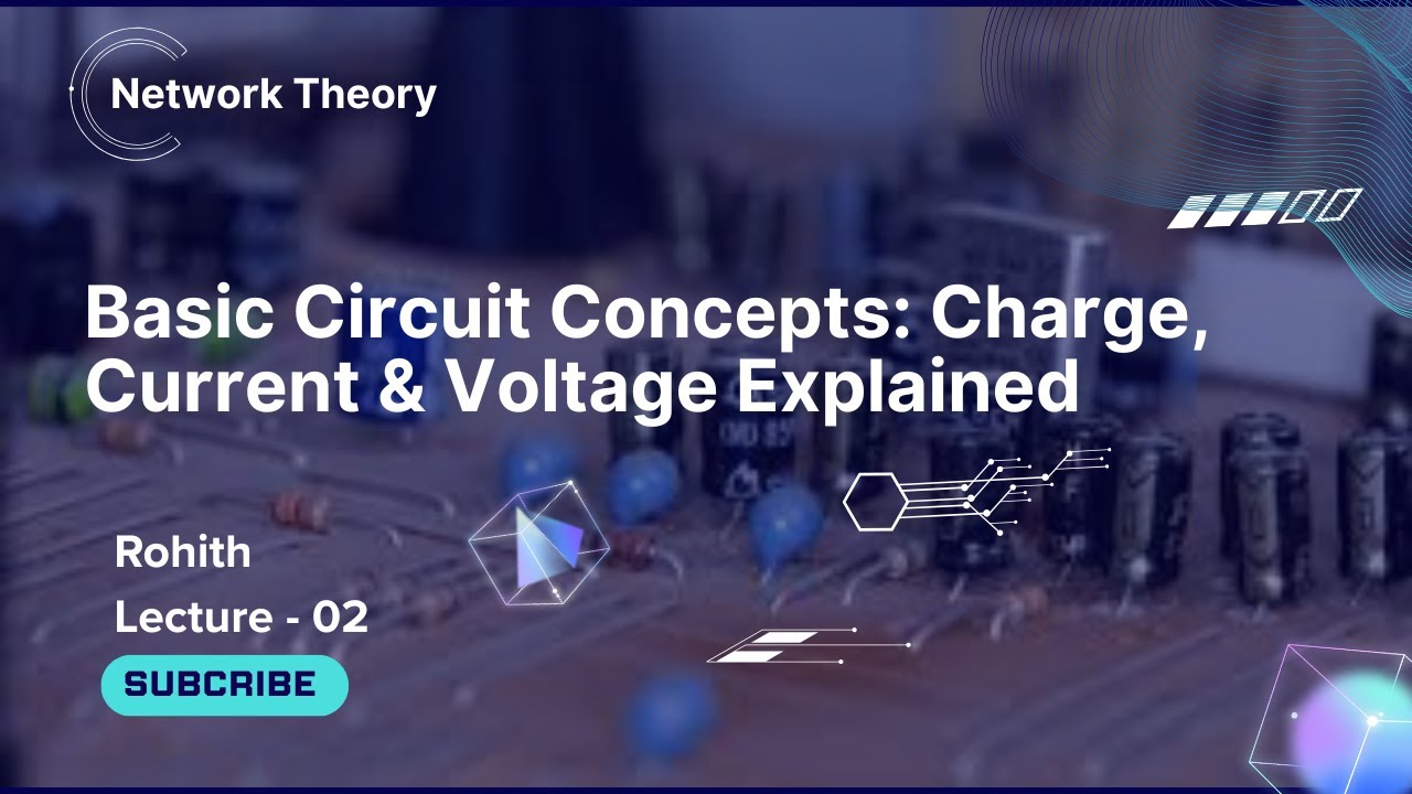 2 Basic Circuit Concepts: Charge, Current & Voltage Explained