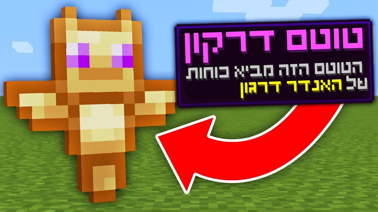 מיינקראפט אבל הוספתי טוטמים מיוחדים
