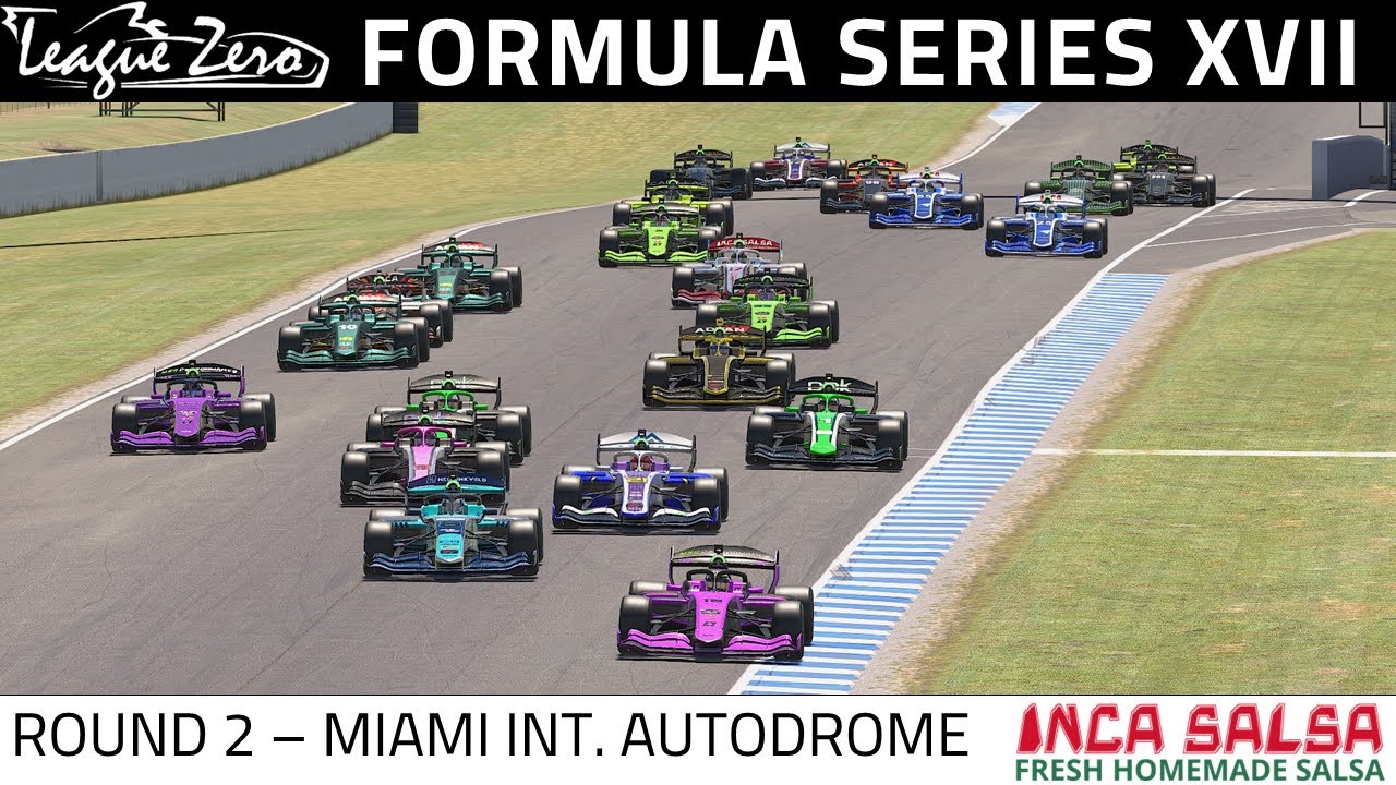 League Zero | Formula Series by INCA Salsa | Season 17 | Round 2 | Miami | iRacing